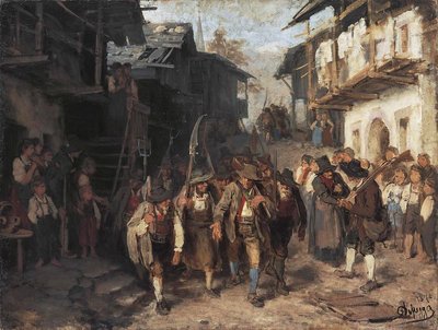 The Last Contingent by Franz Defregger